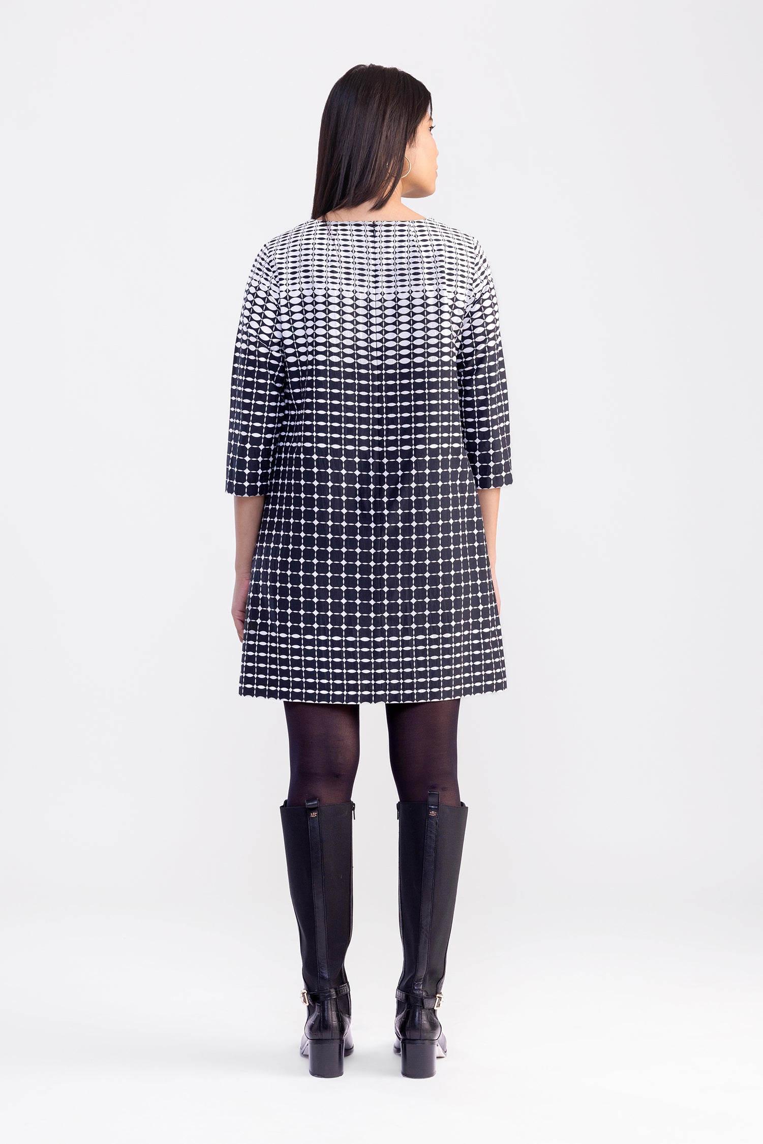 Polka Dot Shift Dress