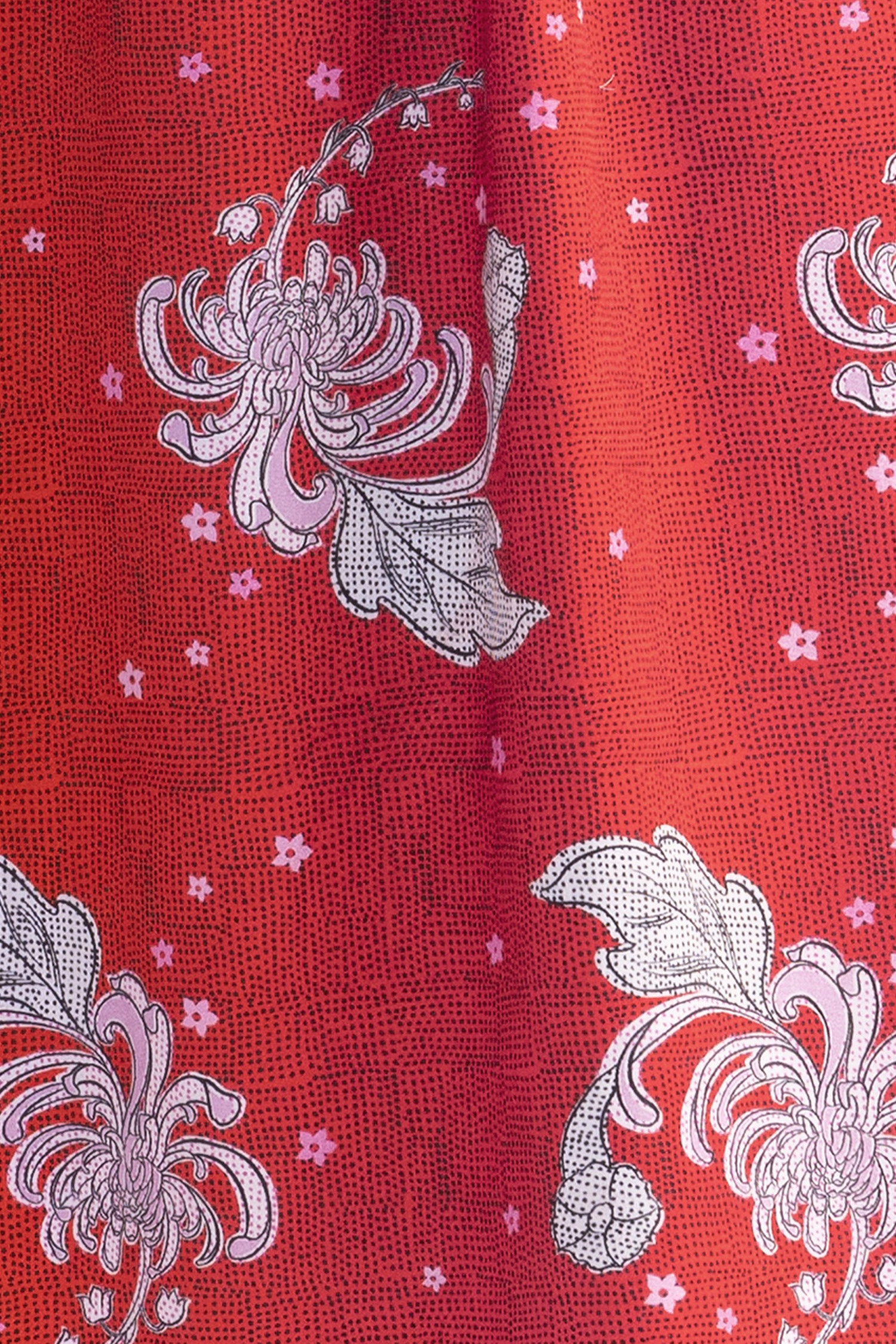 Crysanthmum Joy Shirt Dress