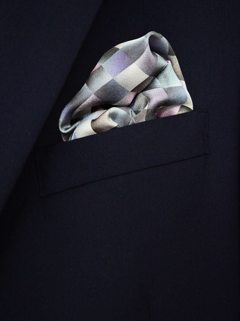 Gradient Grey Pocket Square