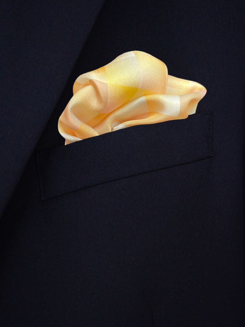 Gradient Tangerine Pocket Square