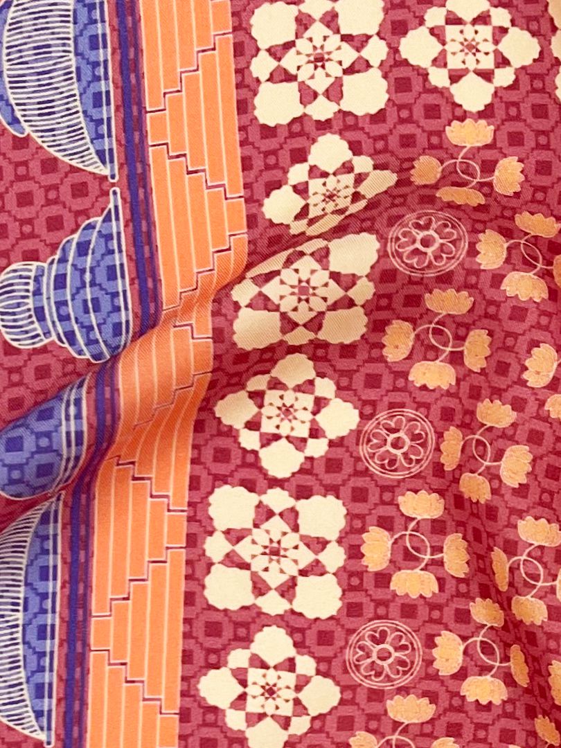 Hampi Red Pocket Square
