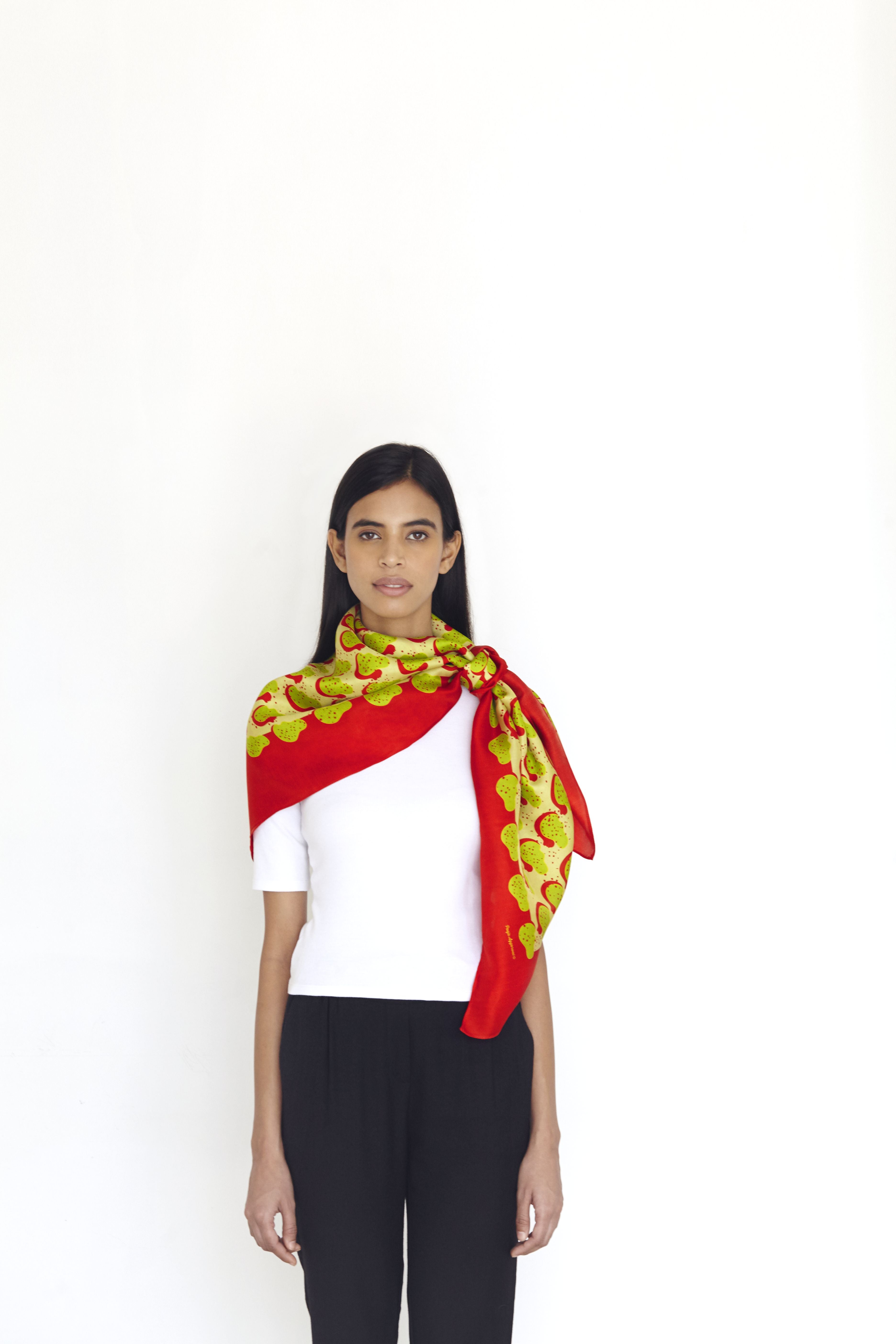 Carnal Silk Scarf