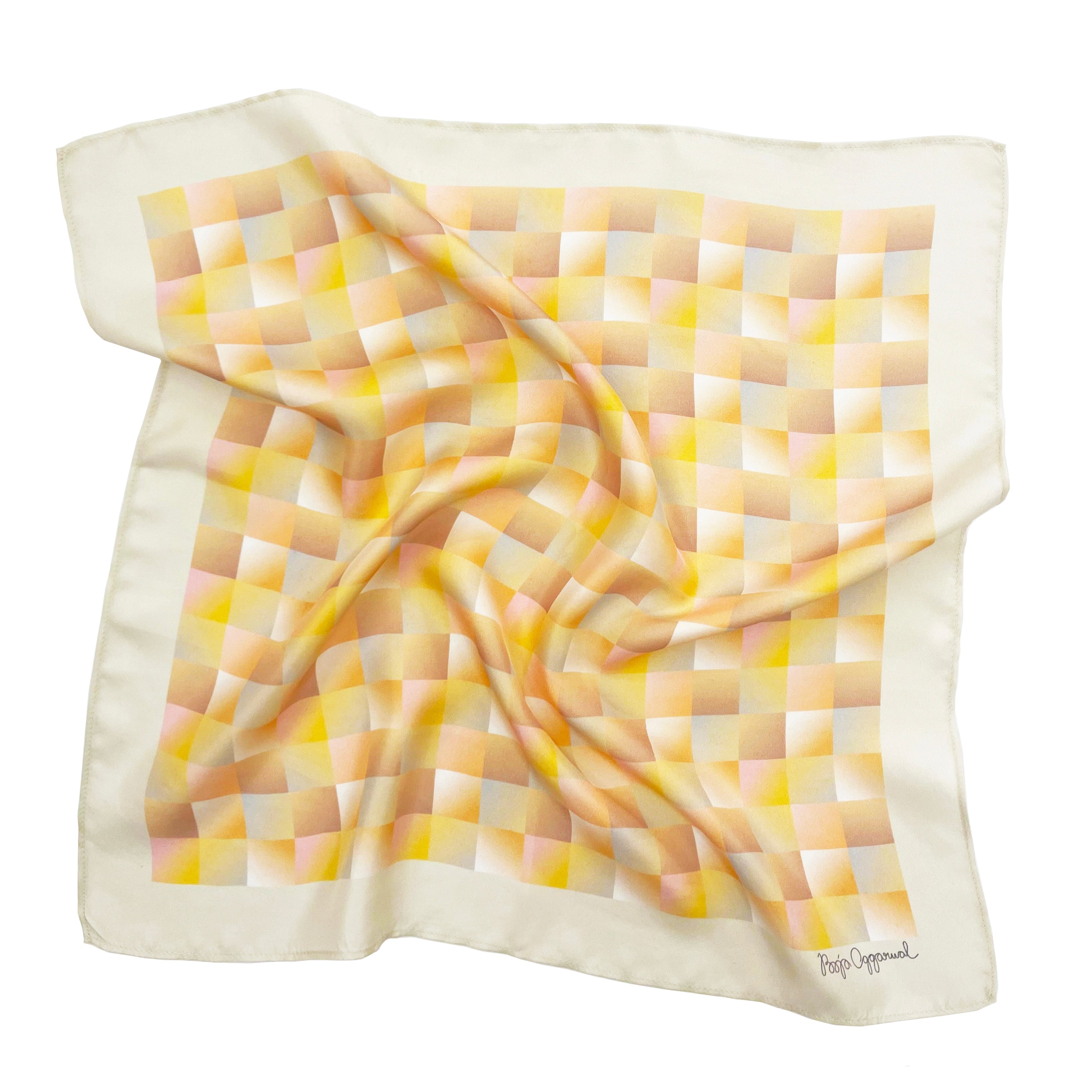 Gradient Tangerine Pocket Square