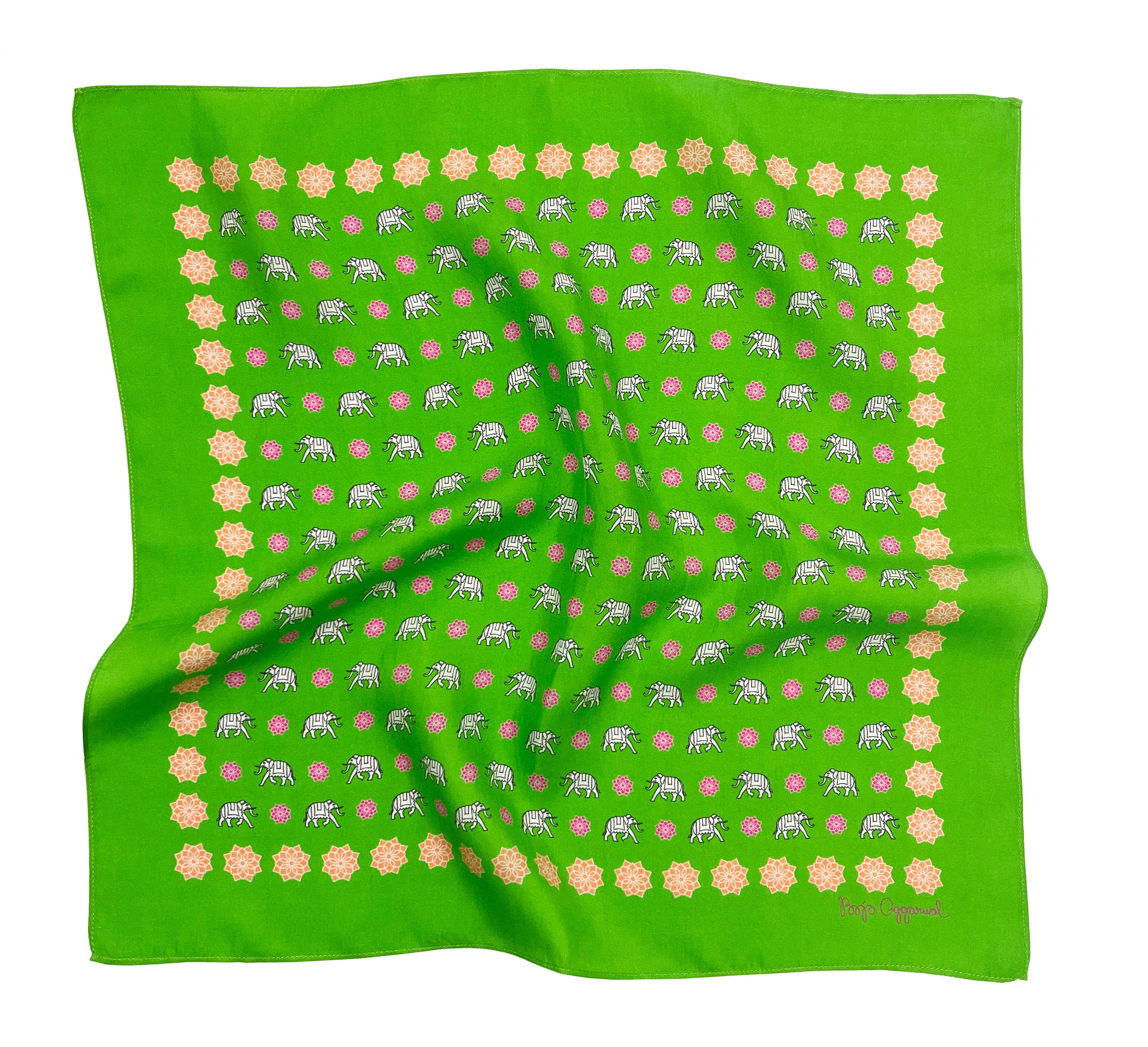 Royal Green Pocket Square