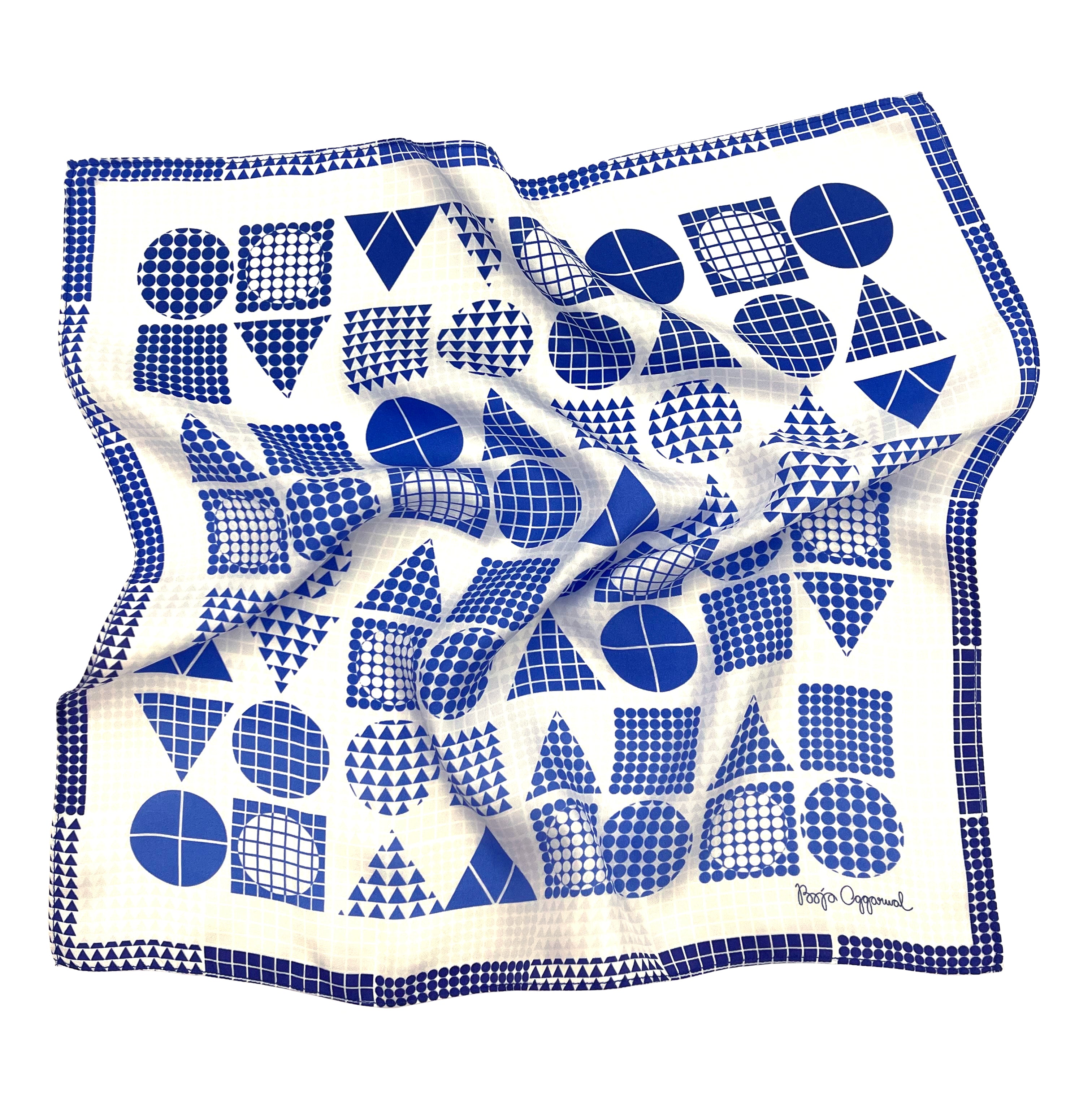 Play Cobalt Pocket Square