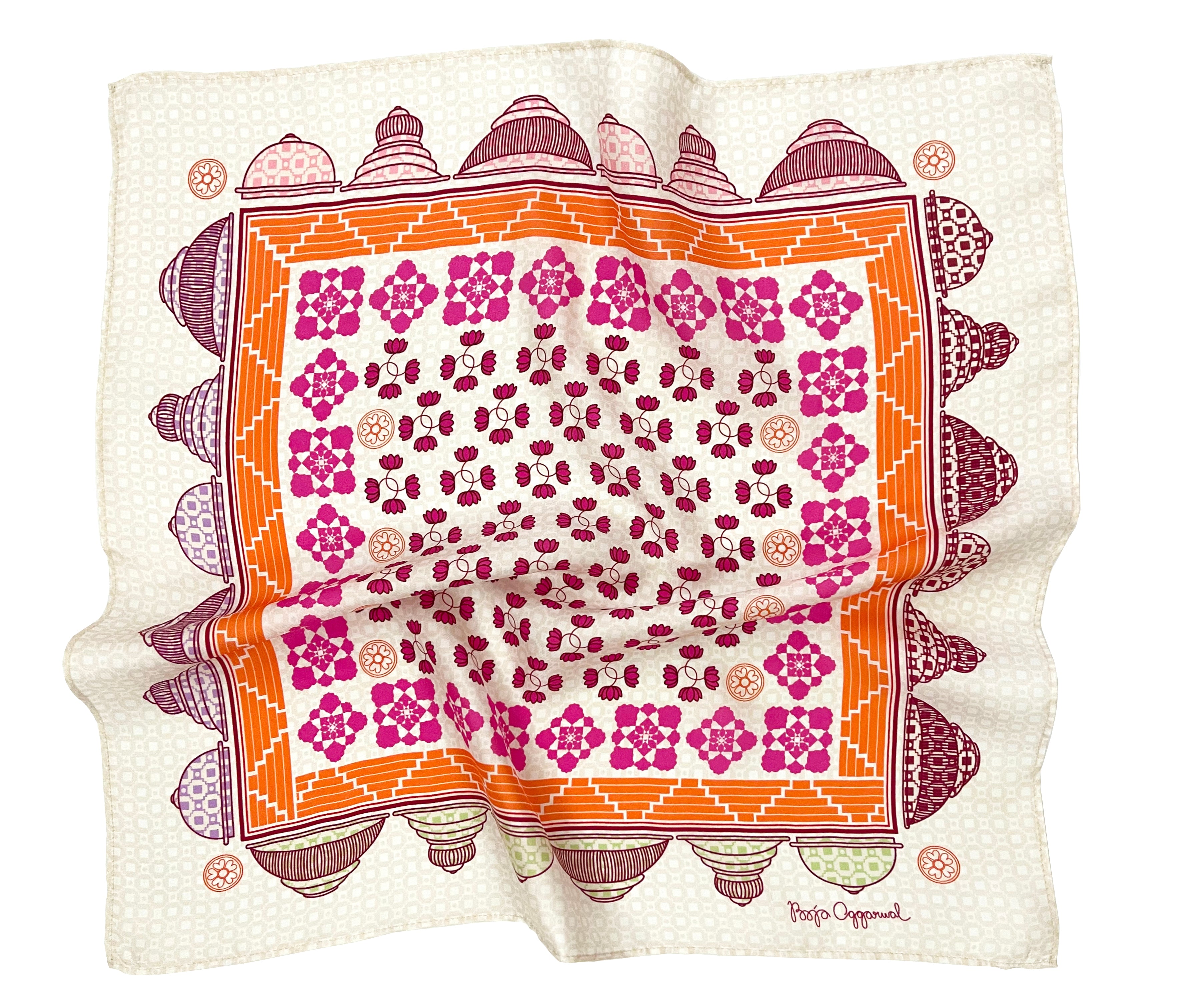 Hampi Pink Pocket Square