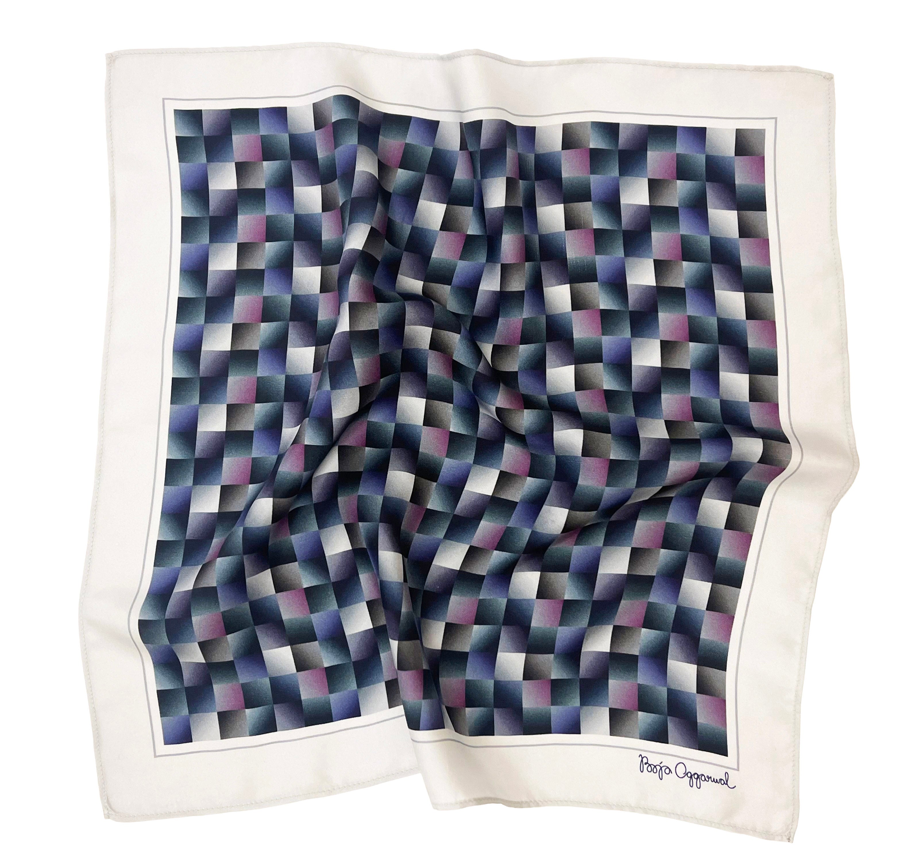 Gradient Grey Pocket Square