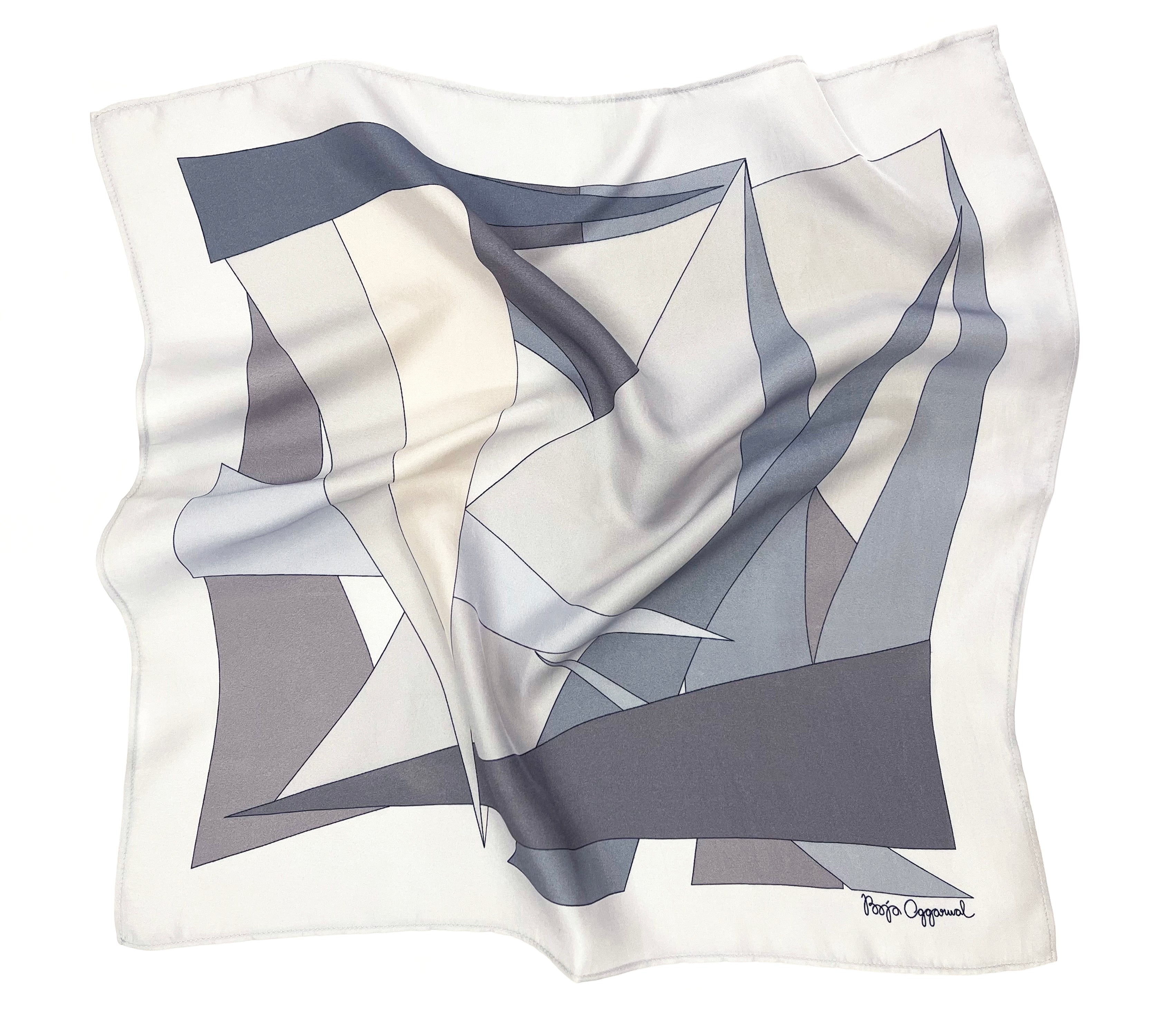 Triangle Beige Pocket Square