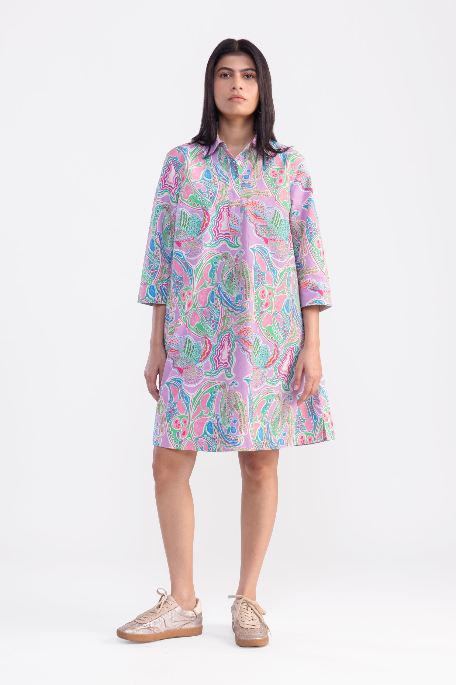 ABUNDANCE RAINFOREST DREAMS SHIRT DRESS