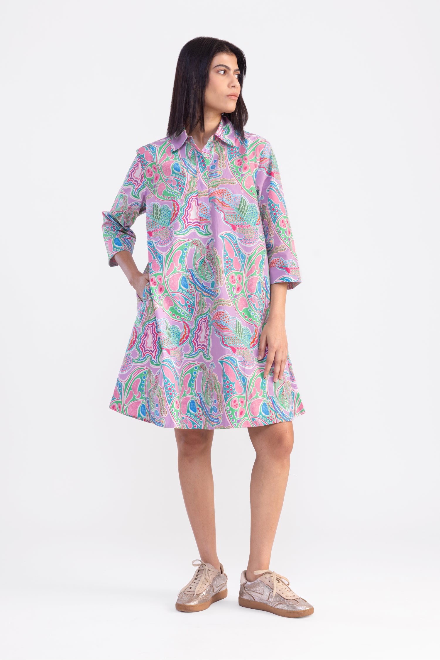 ABUNDANCE RAINFOREST DREAMS SHIRT DRESS