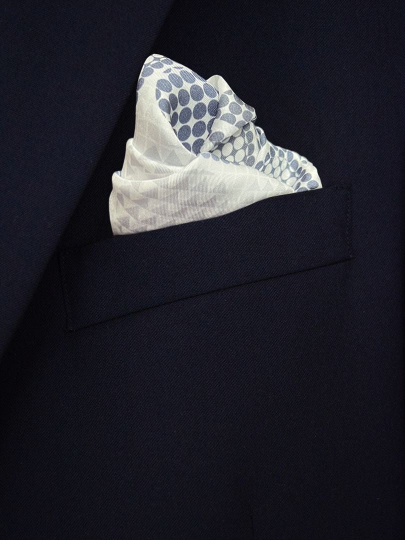 Play Grey Pocket Square