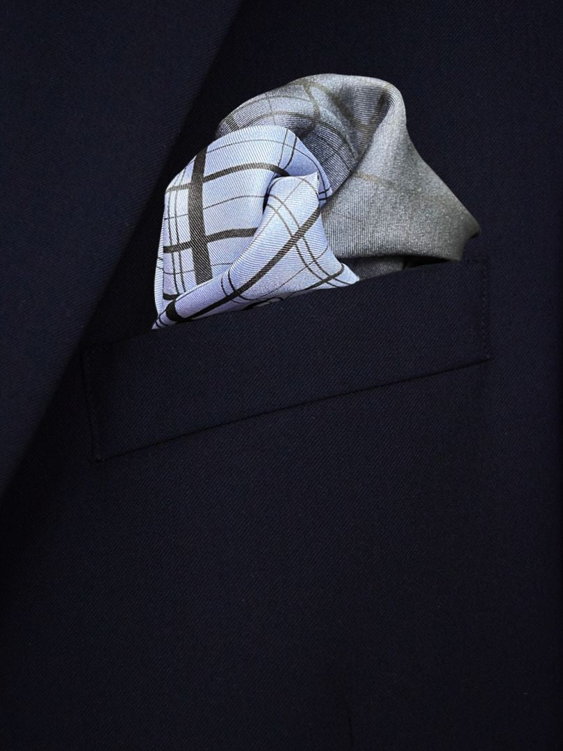 Skylight Purple Pocket Square