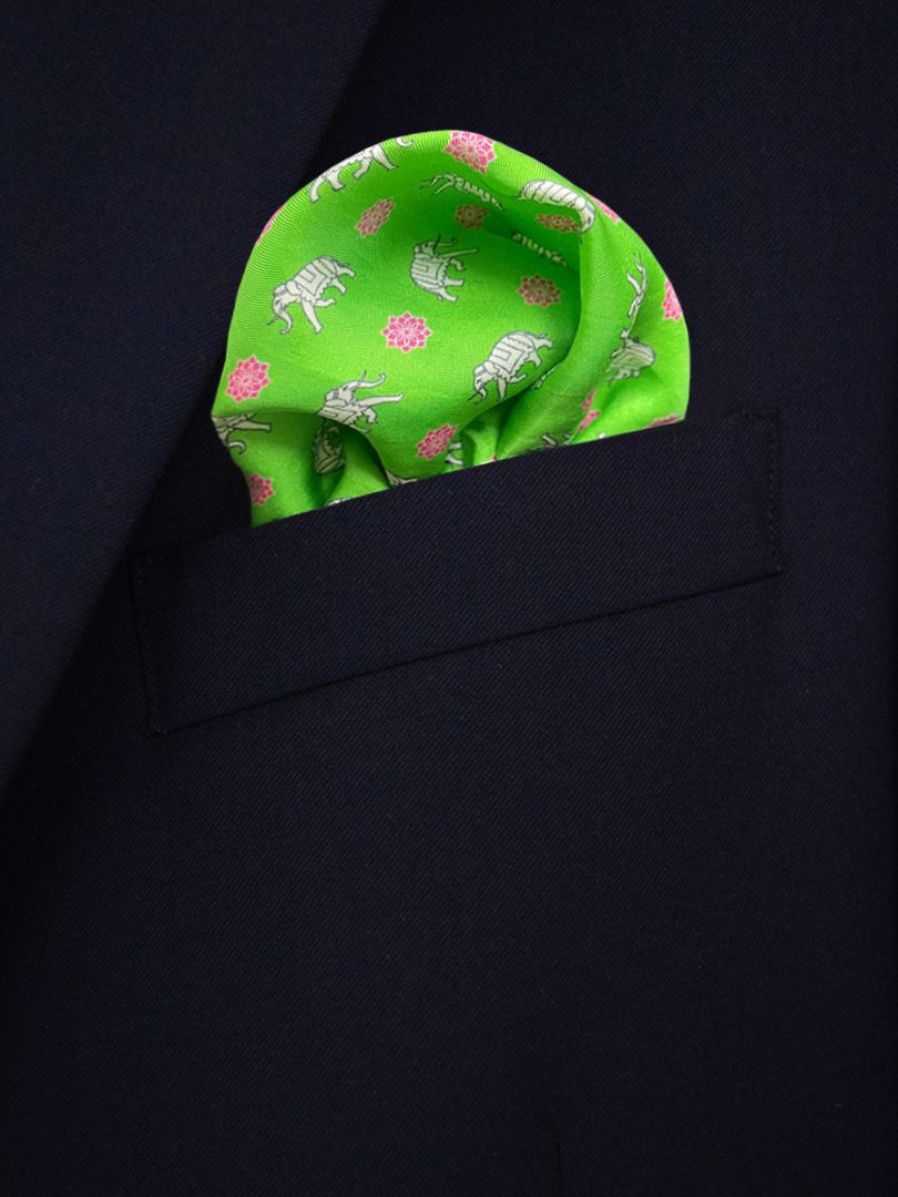 Royal Green Pocket Square