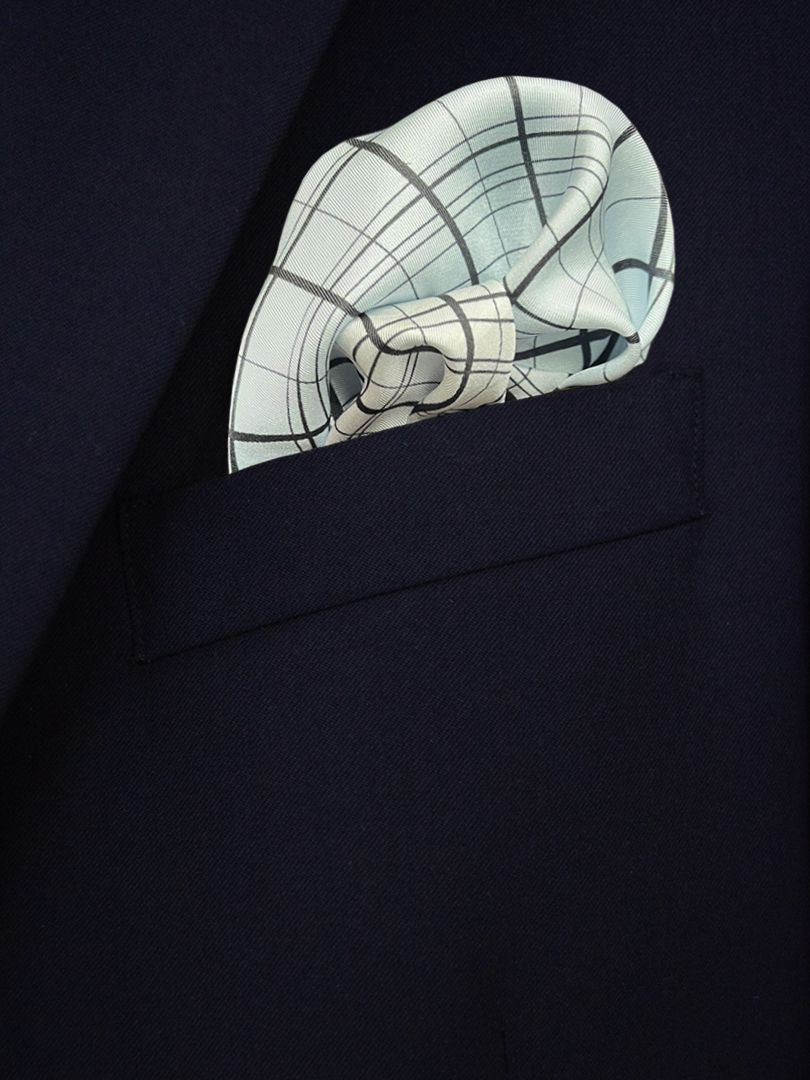 Skylight Blue Pocket Square